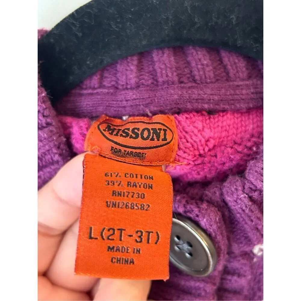 Missioni for Target Sweater Poncho sz L 2T - 3T